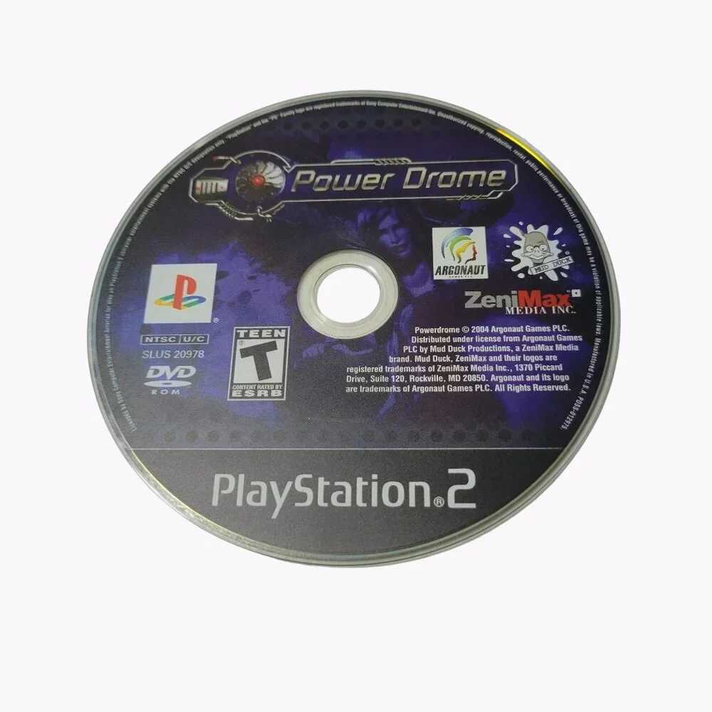 Power Drome Sony Playstation 2 PS2 Video Game Includes Case No Manual
